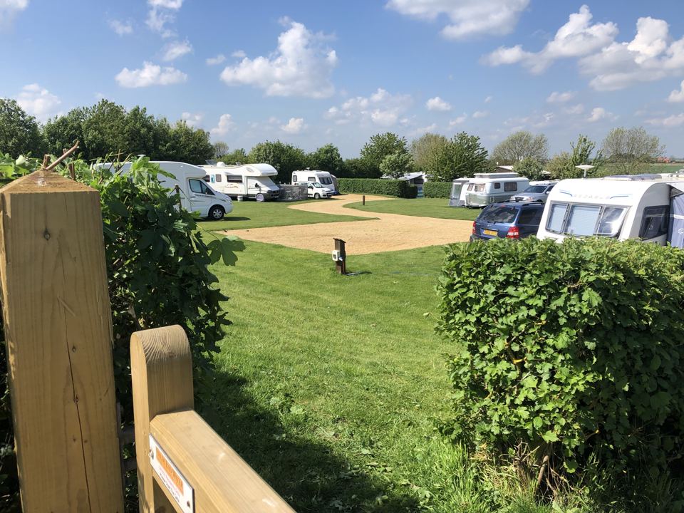 Touring pitches on grass