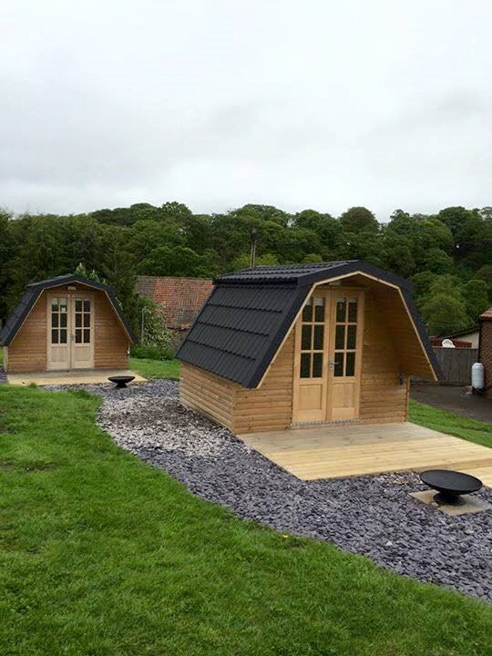 Pods with a firepit