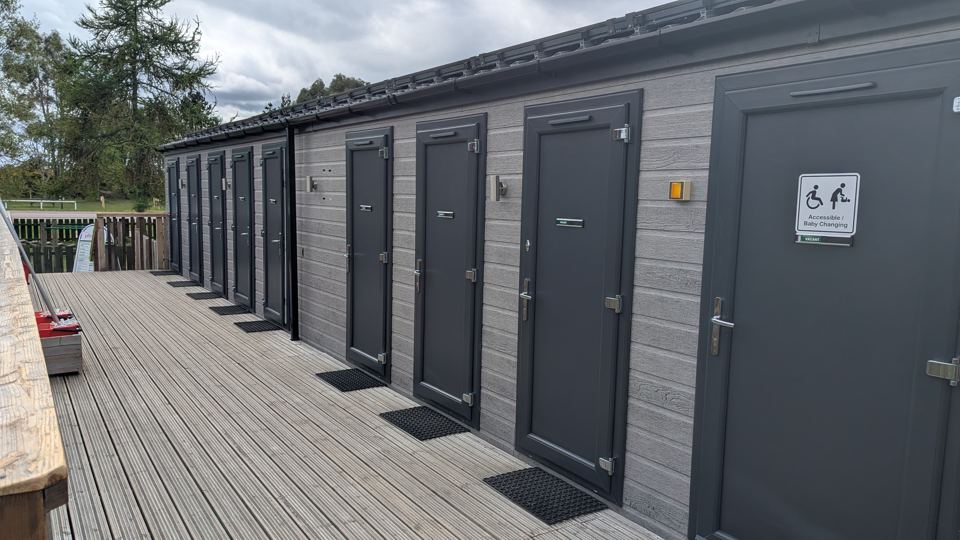 Private shower rooms