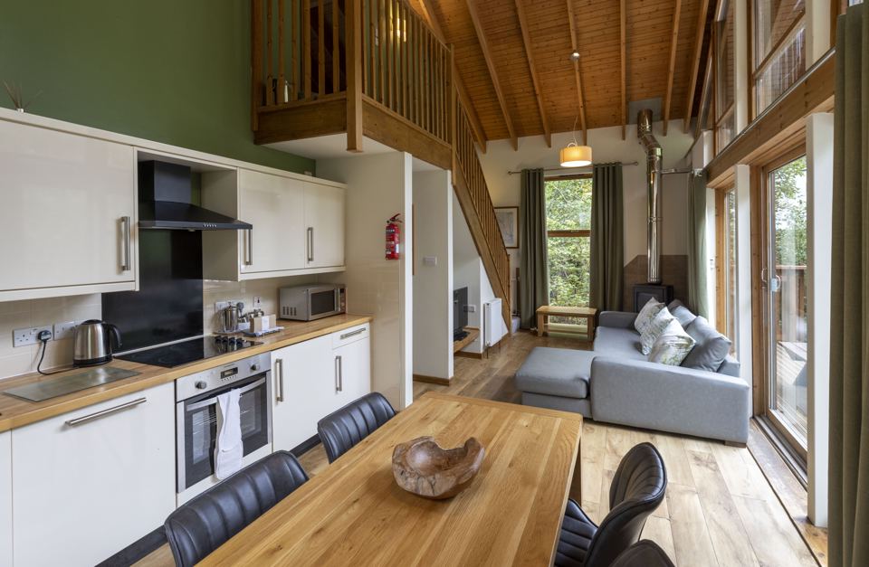 Kitchen and living space