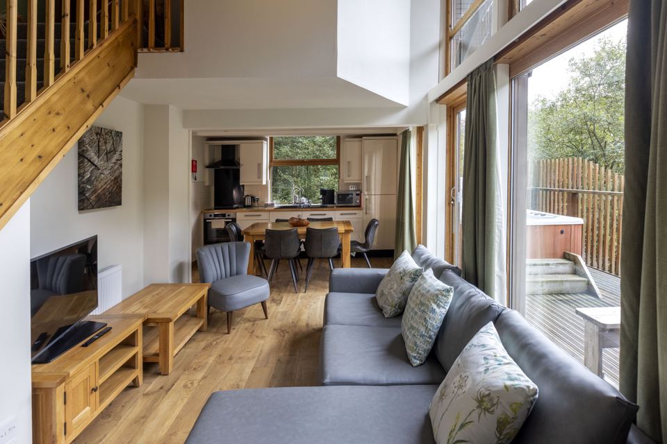 Open-plan living area