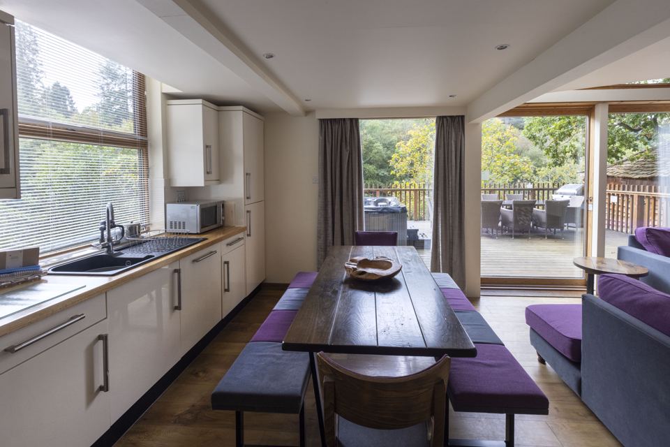 Kitchen and dining area