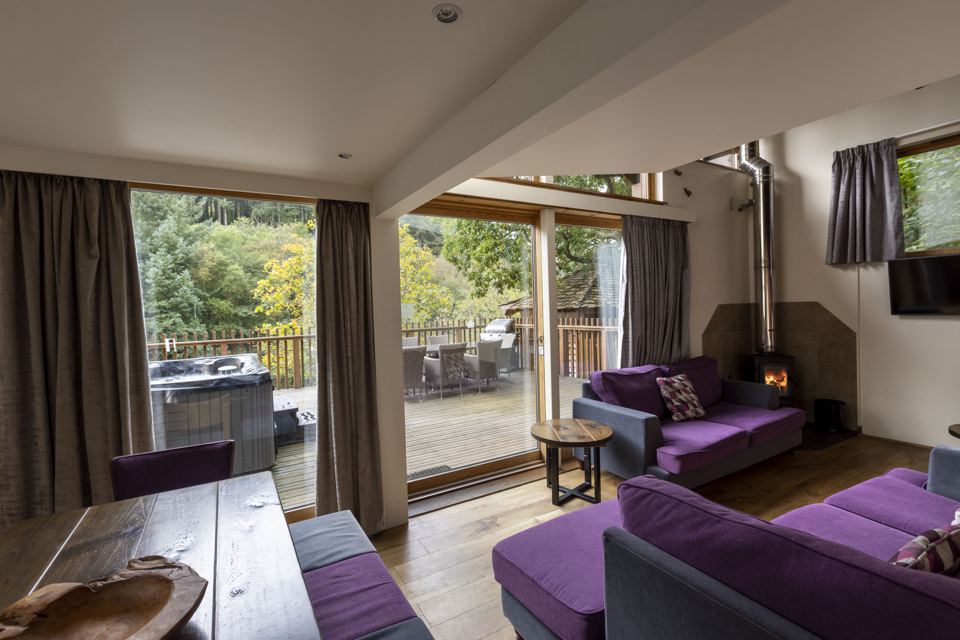 Lounge opening to decking