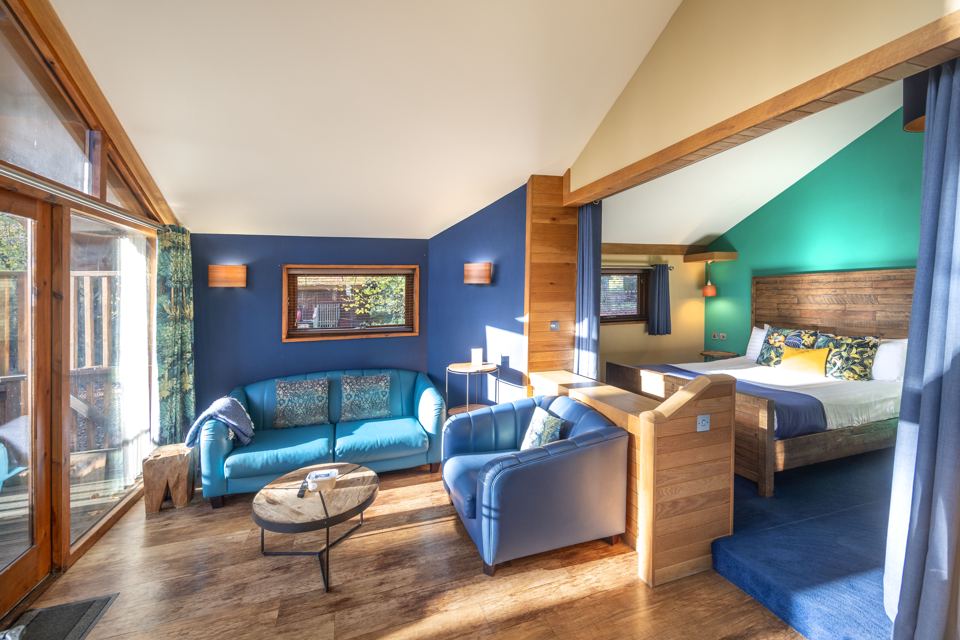 Open-plan living area