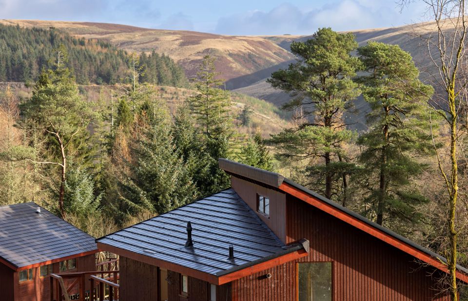 Cabins above the valley