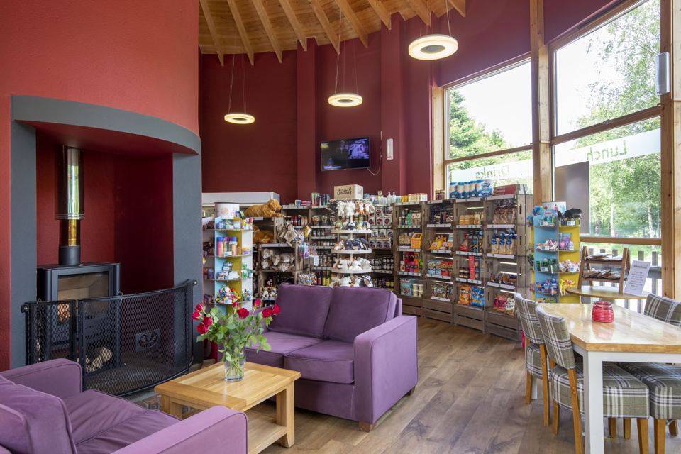 Forest shop and cafe