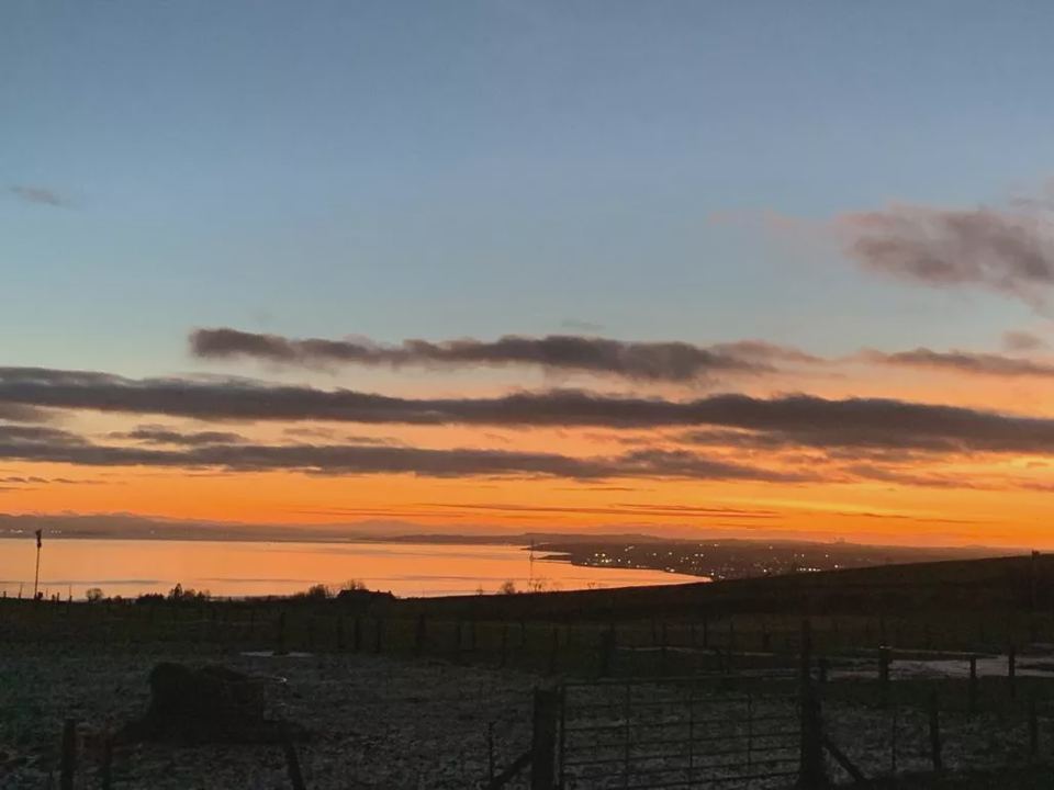 Sunset over the Forth
