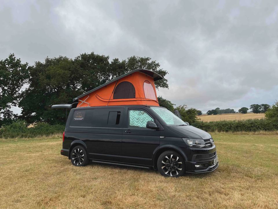 Campervan on the grass