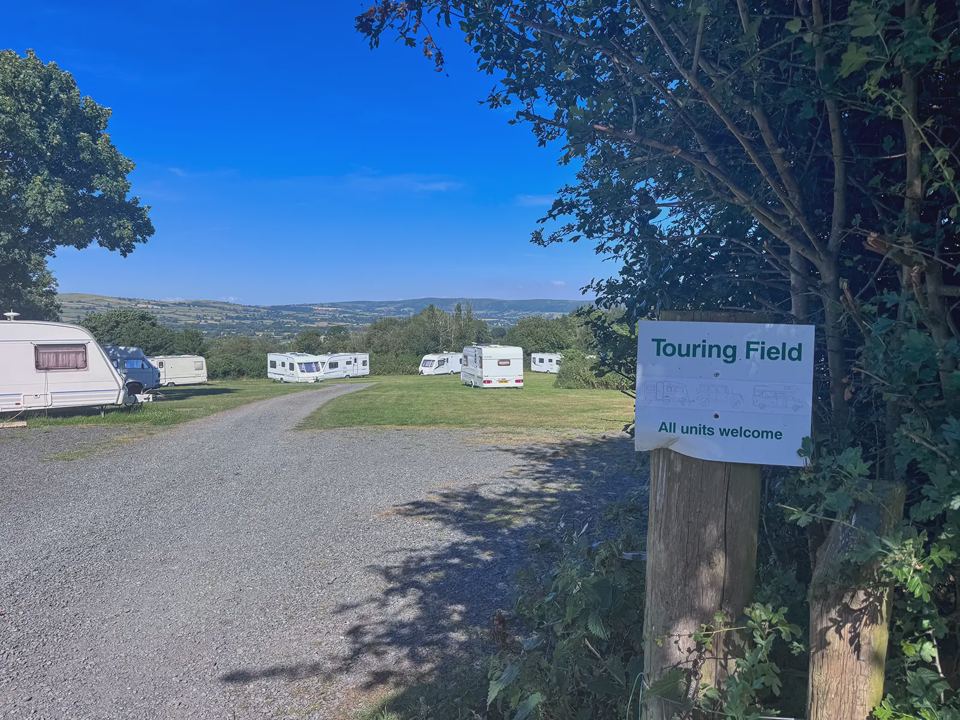 Touring field entrance