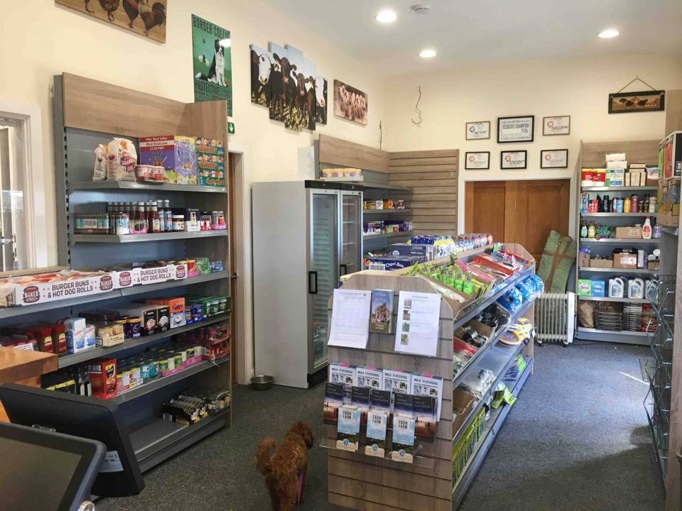 Inside the park shop