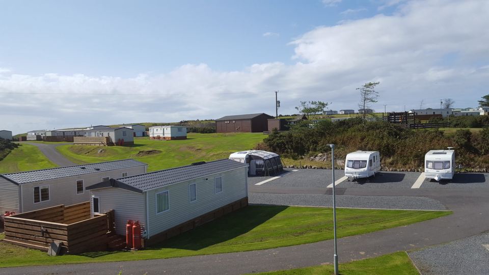 Hardstanding pitches with tourers