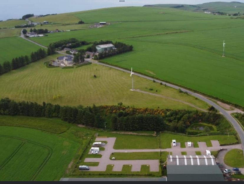 Site among the fields