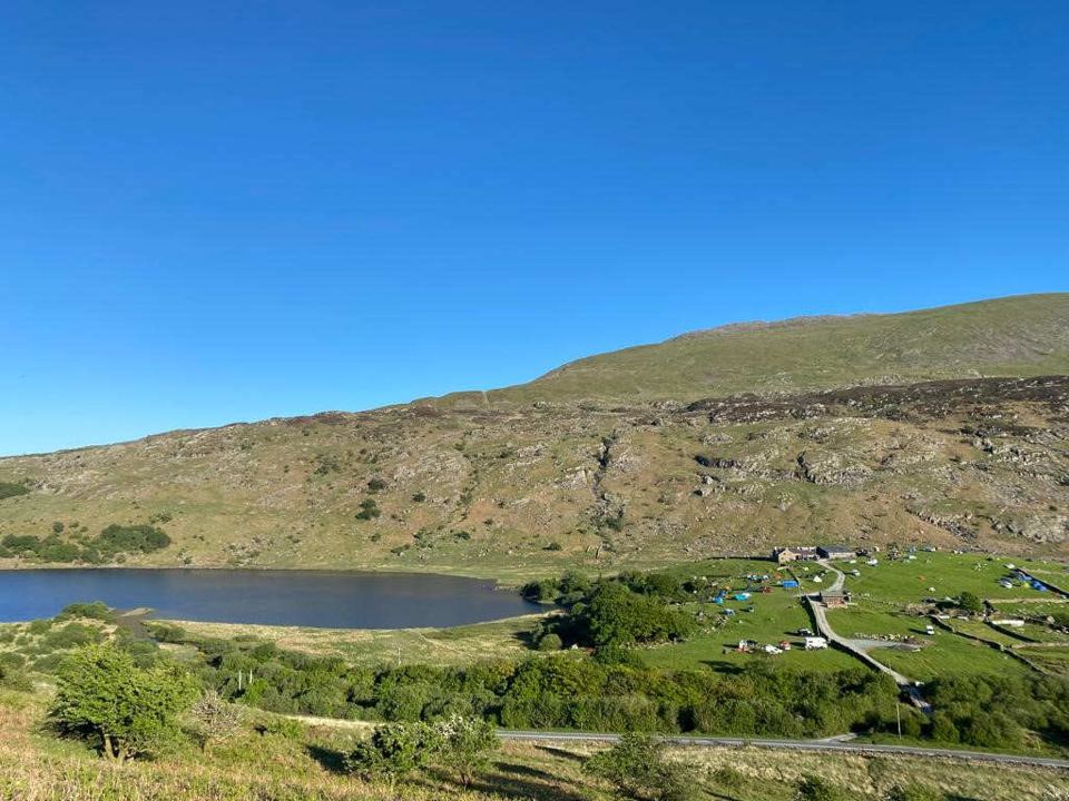 Campsite and Llynau Mymbyr