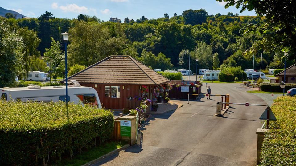 Reception and site entrance