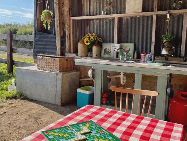 Undercover kitchen area
