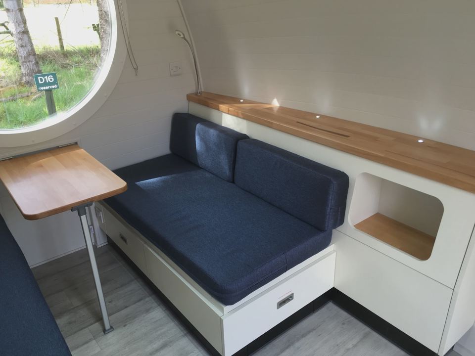 Pod seating area