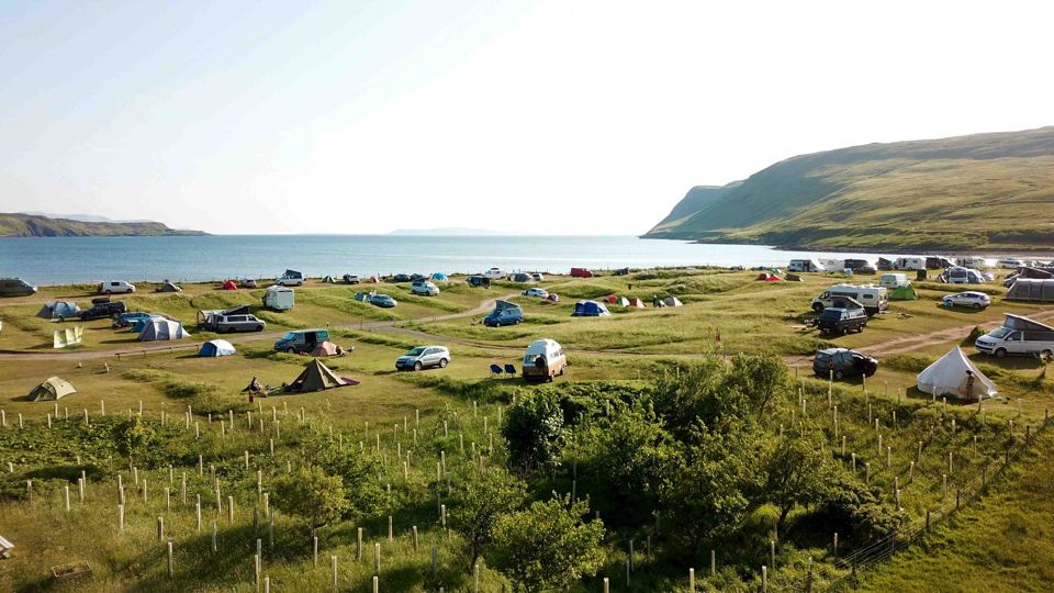 Tents across the field