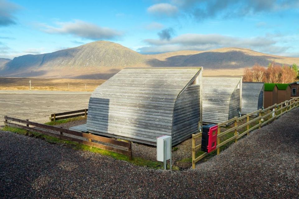 Lodges with Buachaille view
