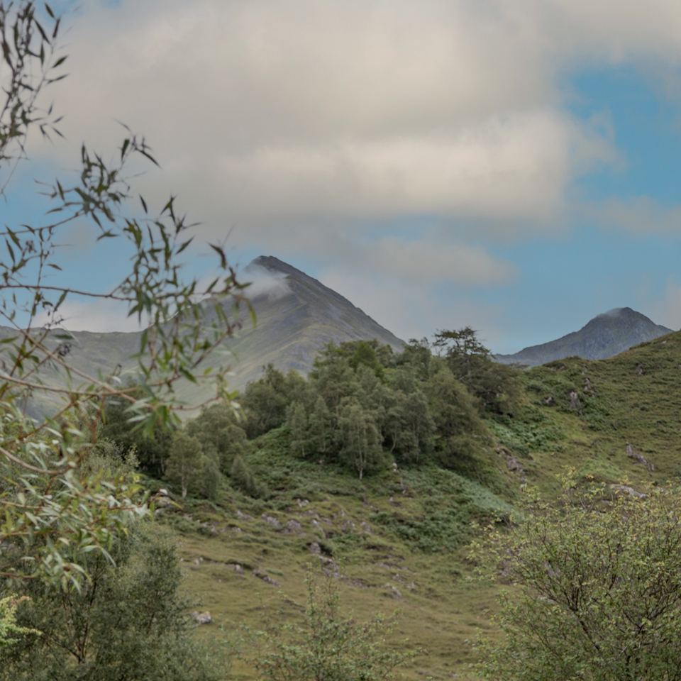 Hills above the campsite