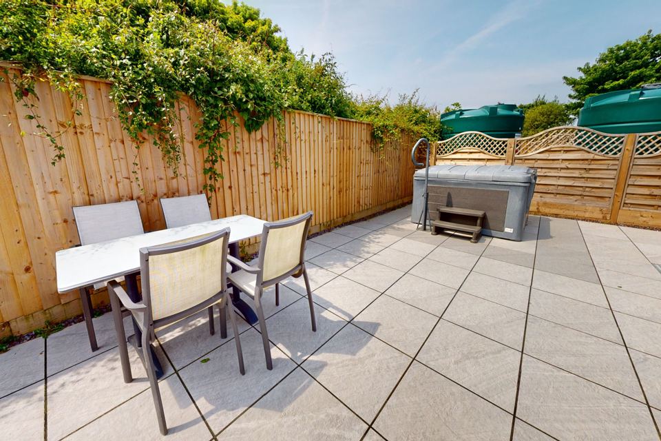 Hot tub terrace