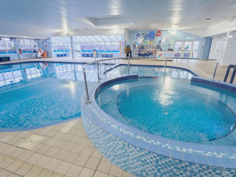 Heated indoor pool and spa pool