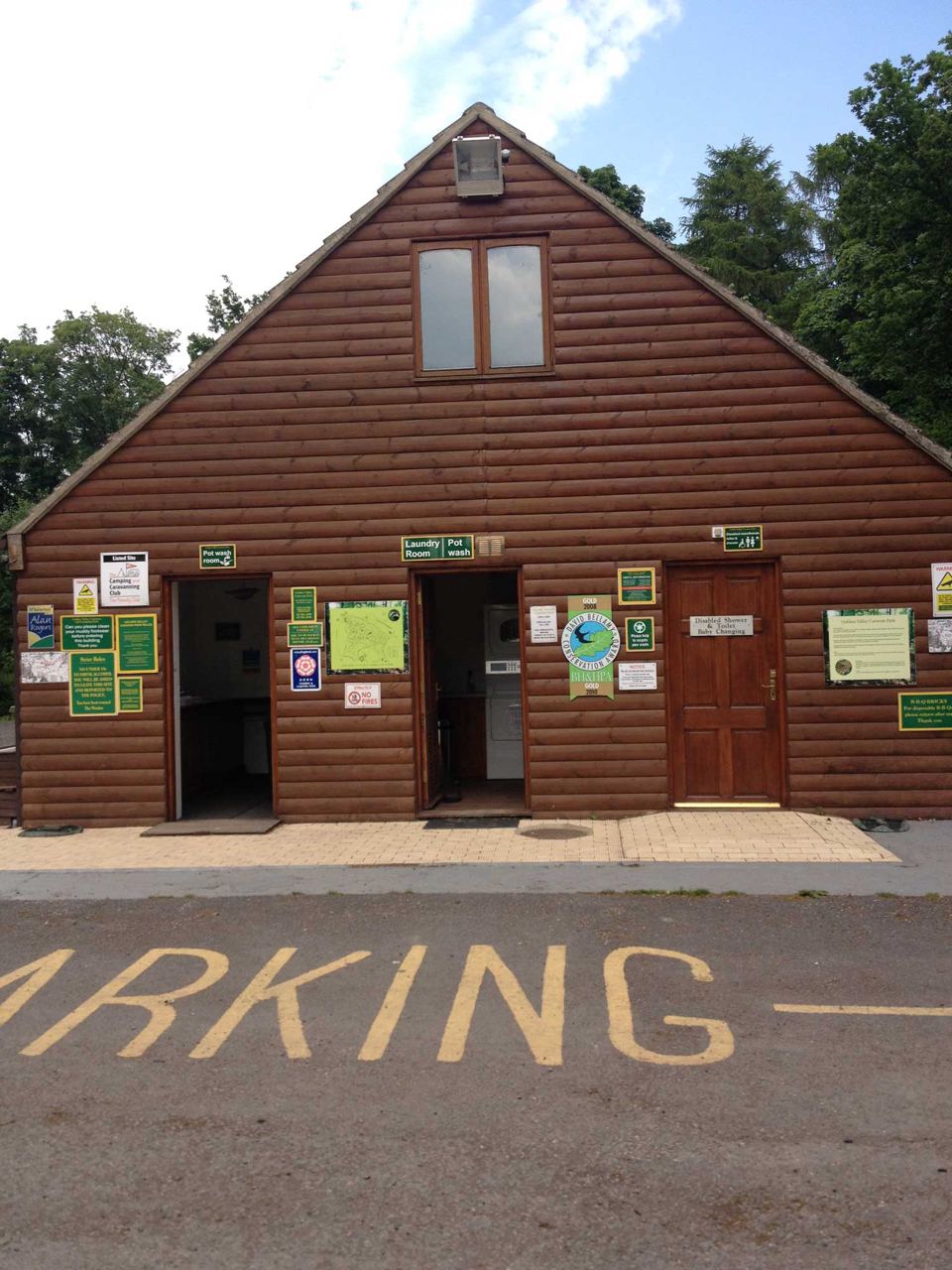 Reception and bar building