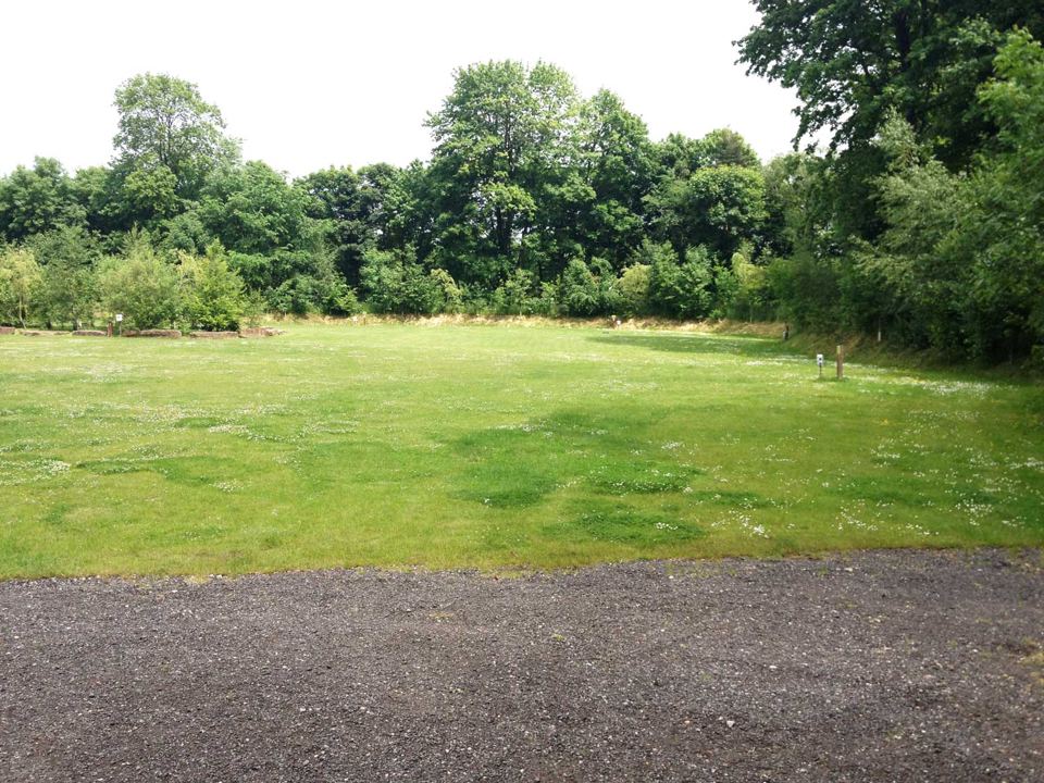 Hardstanding and grass pitches