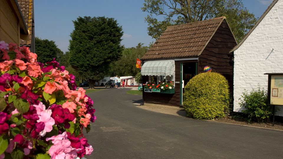 Cottage and site entrance