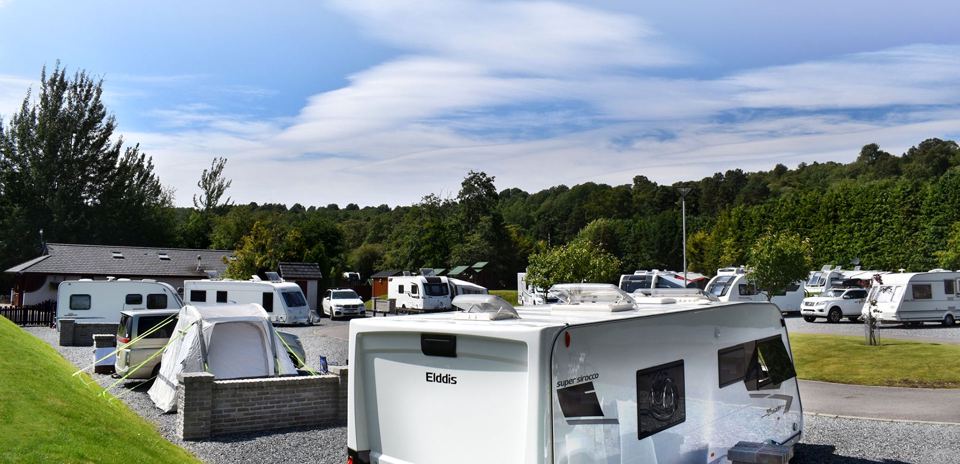 Touring pitches by the amenity area