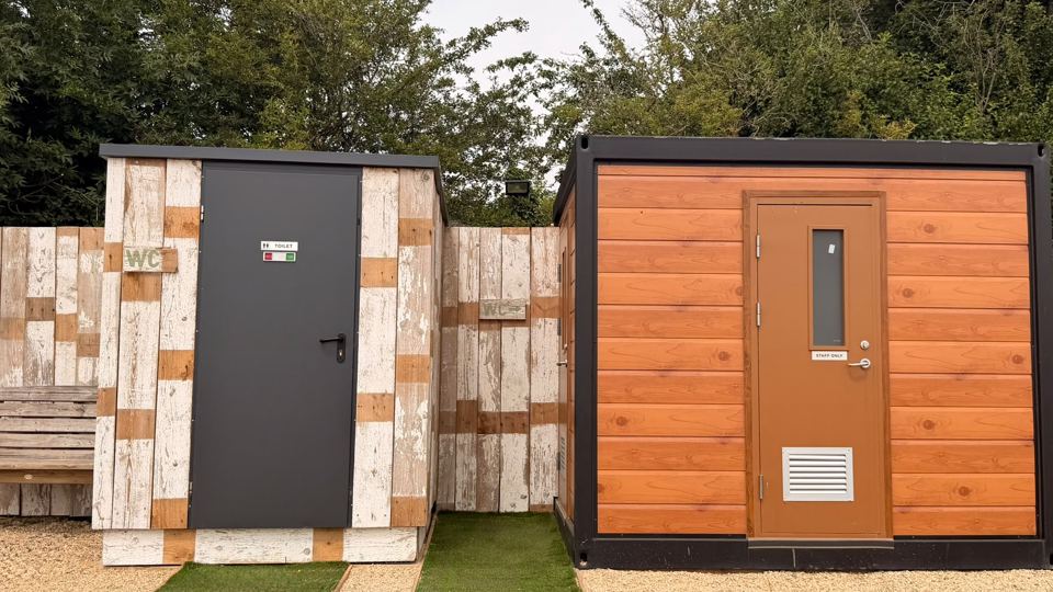 Toilet and shower cabins