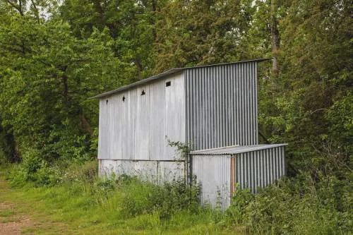 Toilet and shower hut