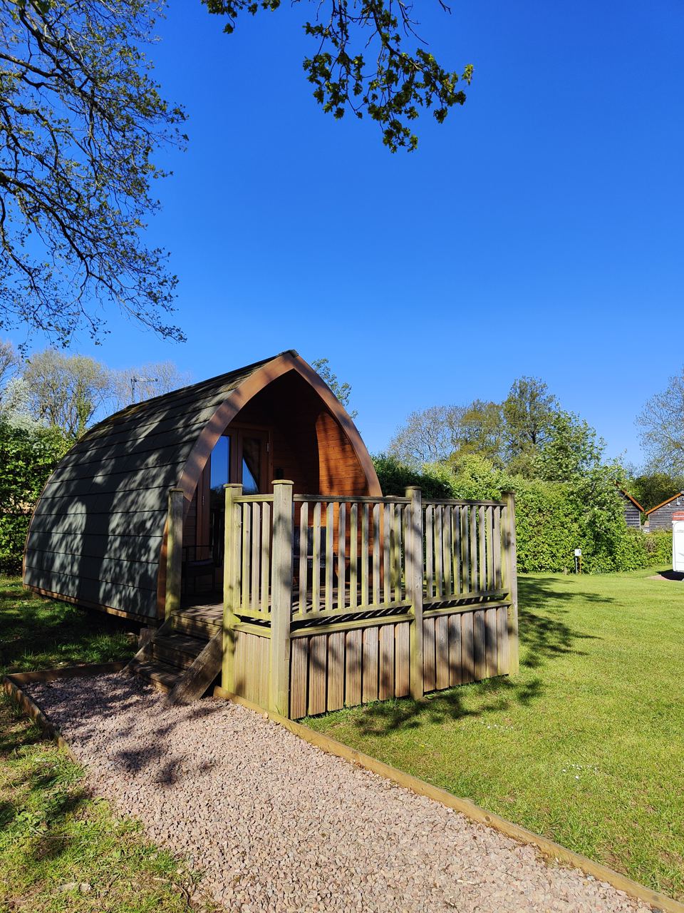 Pod with decking