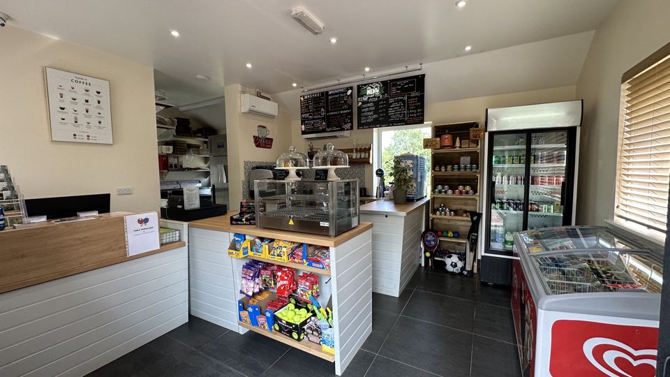 Shop and cafe counter