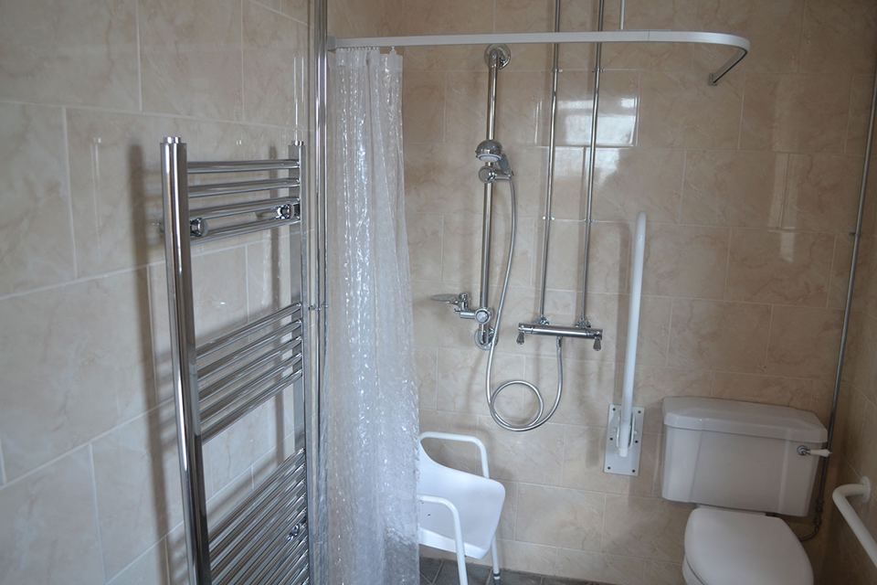 Accessible shower room