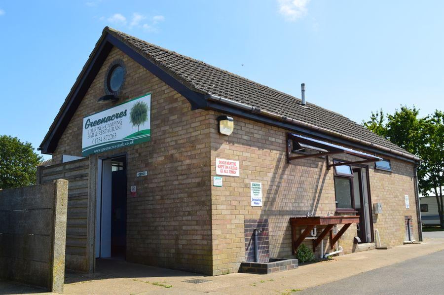 Toilet and shower block