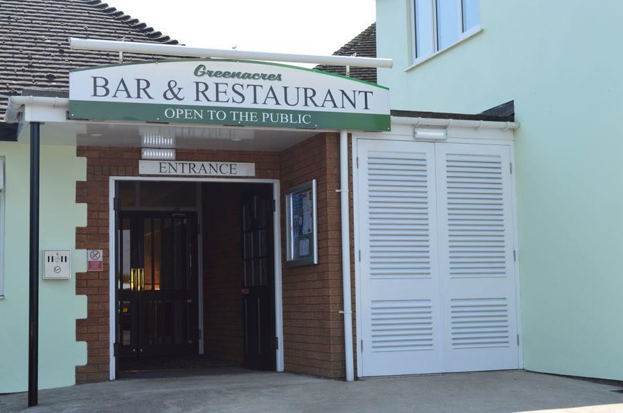 Bar and restaurant entrance