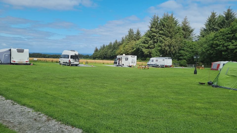 Touring pitches on grass