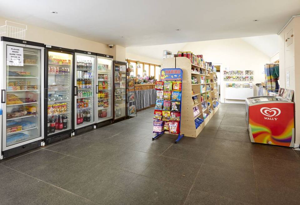 Inside the site shop