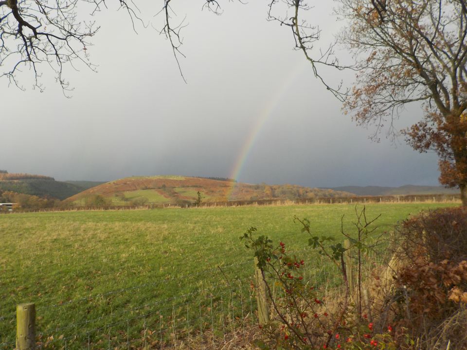 Hills across the fields