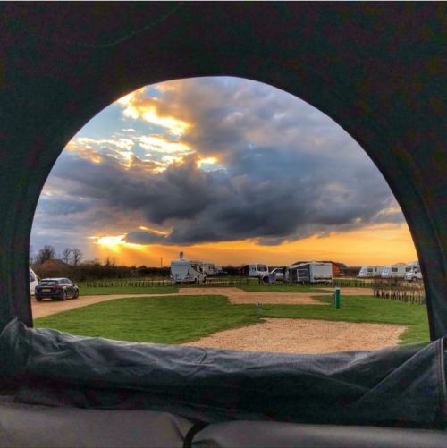 View out over the pitches