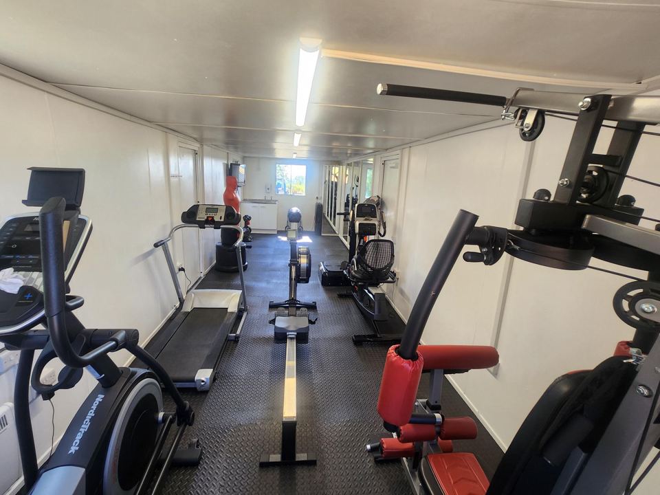 Gym in a container unit