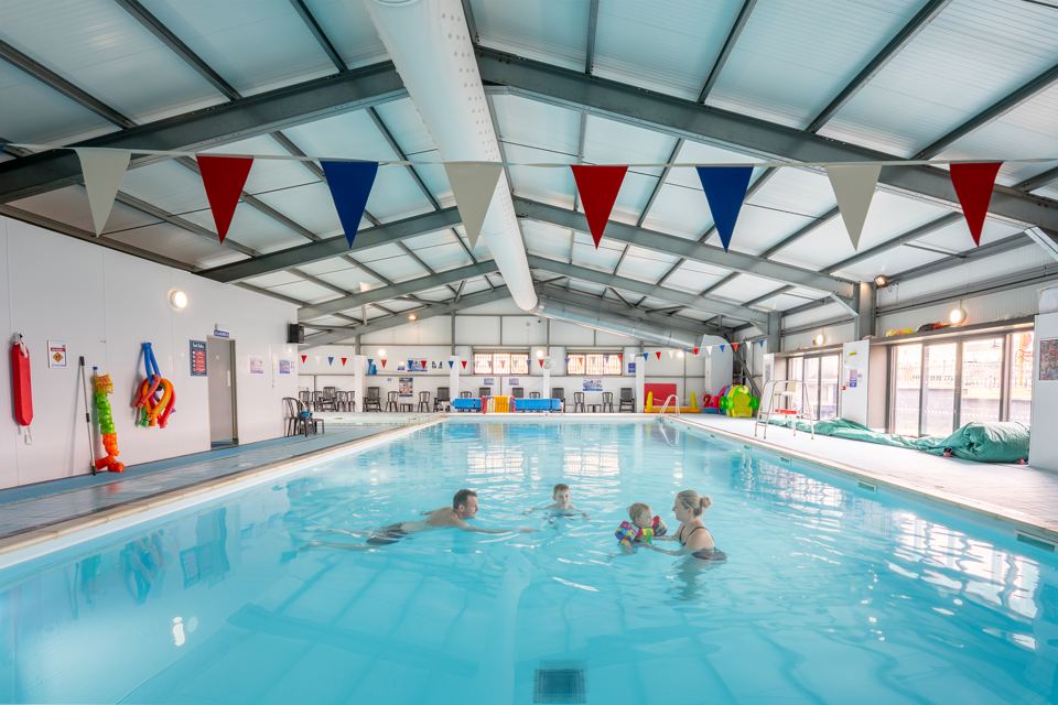 Heated indoor pool