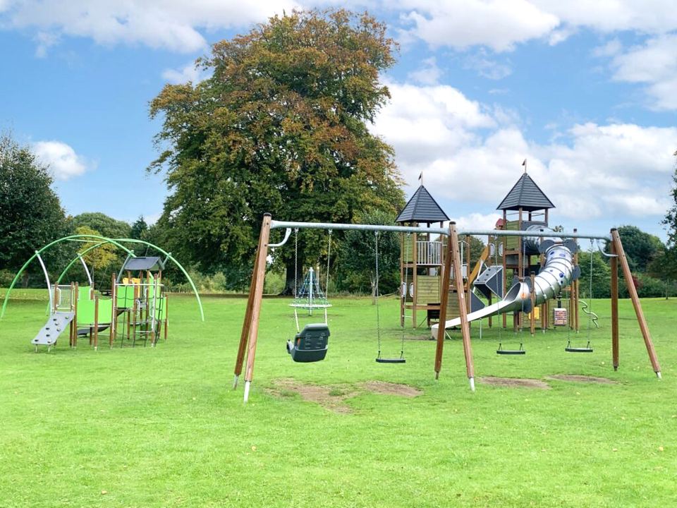 Play park opposite the site