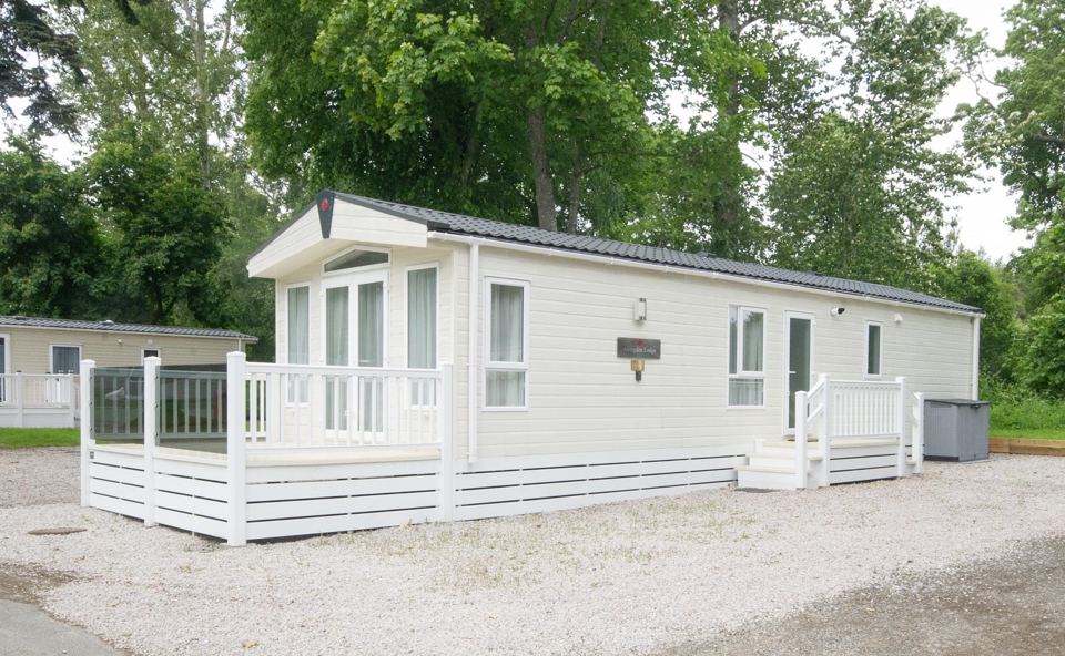 Holiday home with decking