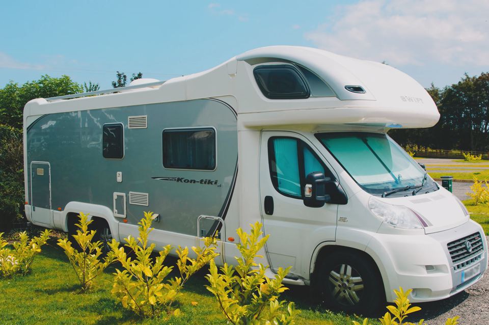 Motorhome on a pitch