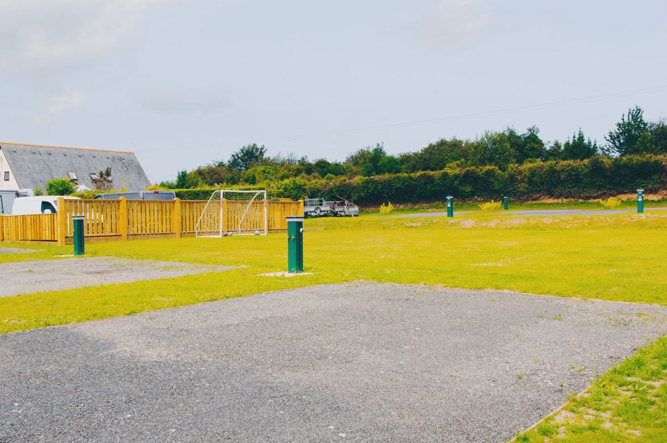Hardstanding pitches and hook-up posts