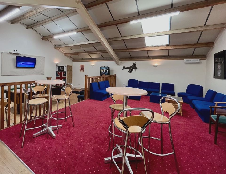 Games room seating area