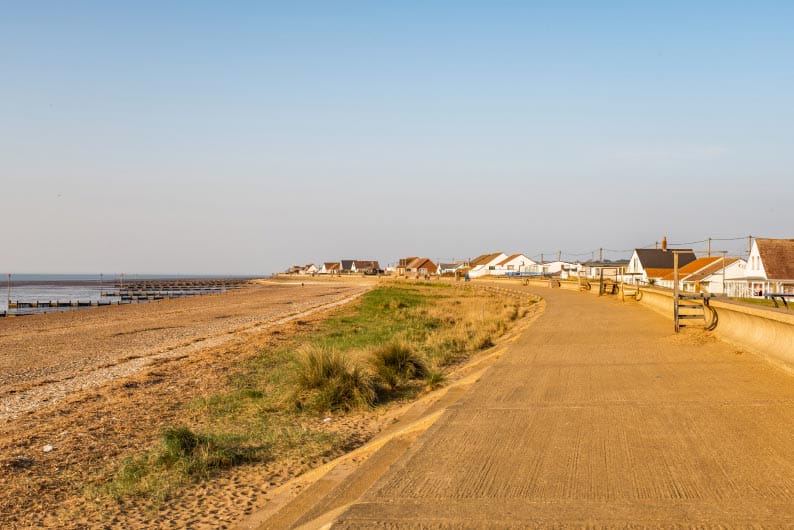 Beach path and seafront