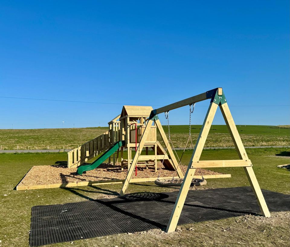 Wooden play area