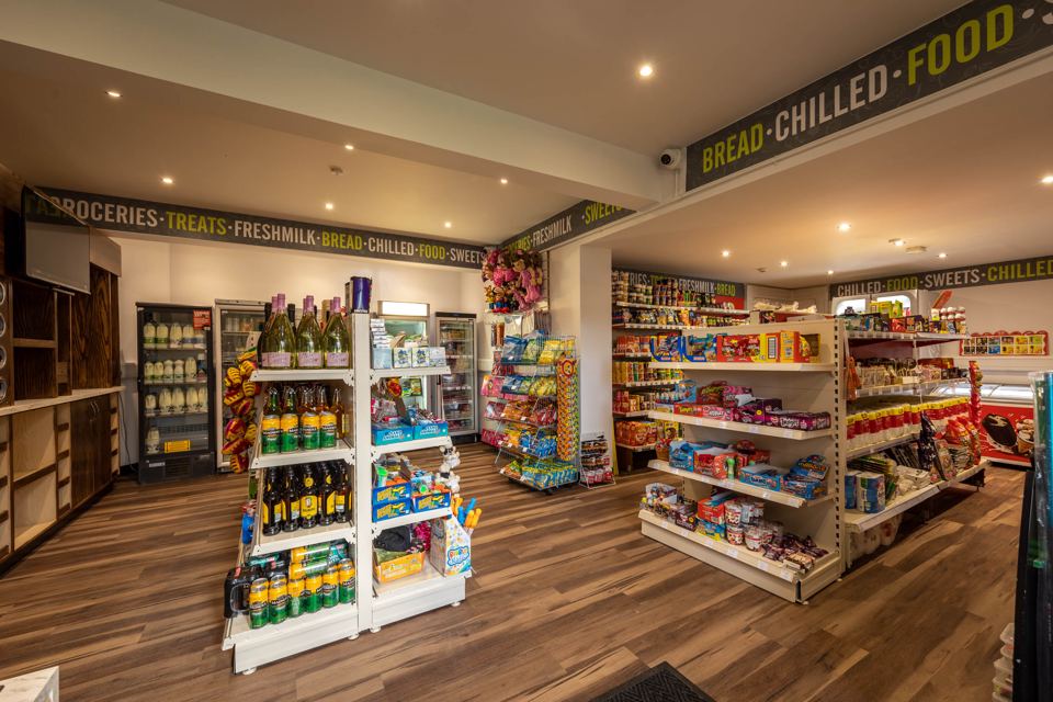 Inside the park shop